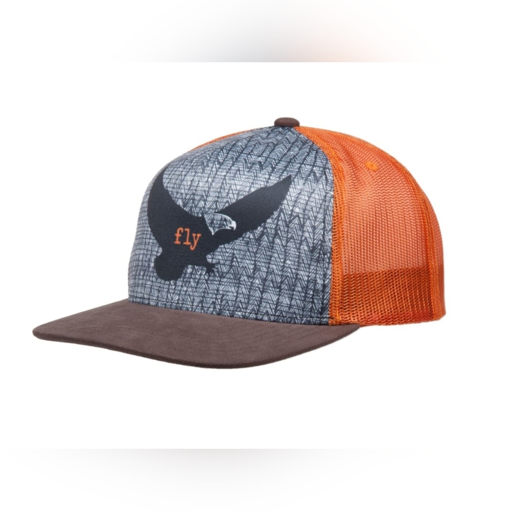 Prana Orange and Brown Mesh Hat